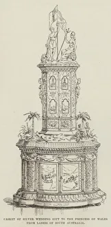 Casket of Silver Wedding Gift to the Princess of Wales from Ladies of South Australia Casket of Silver Wedding Gift to the Princess of Wales from Ladies of South Australia
