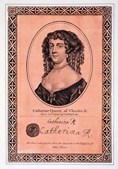 Catherine of Braganza, Queen of Charles II (litho) Catherine of Braganza, Queen of Charles II (litho)