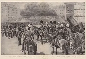 Celebrating the Queen's Birthday in London, Trooping the Colour at the Horse Guards Celebrating the Queen's Birthday in London, Trooping the Colour at the Horse Guards