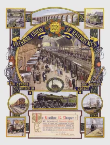 Certificate of appreciation awarded to Mr R Draper, Chairman of the Edwinstowe branch of the National Union of Certificate of appreciation awarded to Mr R Draper, Chairman of the Edwinstowe branch of the National Union of