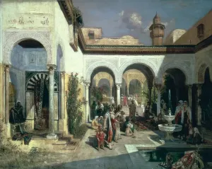 The Seraglio Print by Ludwig Hans Fischer