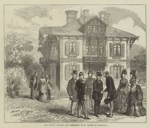 The Chalet Cordier, the Residence of M Thiers at Trouville (engraving) The Chalet Cordier, the Residence of M Thiers at Trouville (engraving)