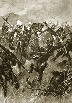 The Charge of the 17th Lancers, July 4th, 1879 (litho) The Charge of the 17th Lancers, July 4th, 1879 (litho)