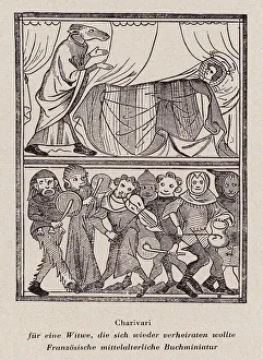 Charivari for a widow wanting to remarry (litho) Charivari for a widow wanting to remarry (litho)