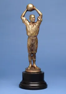 Charles Wreford-Brown of the Corinthians (bronze and wood) Charles Wreford-Brown of the Corinthians (bronze and wood)