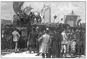 The Chartist Demonstration on Kennington Common, 10th April 1848, 1886 (engraving) The Chartist Demonstration on Kennington Common, 10th April 1848, 1886 (engraving)