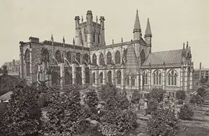 Chester: The Cathedral, from City Walls (litho) Chester: The Cathedral, from City Walls (litho)