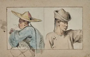 Chinese Soldiers and Civilians, 1793 (Watercolour) Chinese Soldiers and Civilians, 1793 (Watercolour)