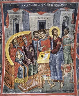 Christ devant Anne (Anan) et Caiphe (Joseph, dit Caiphe Christ devant Anne (Anan) et Caiphe (Joseph, dit Caiphe