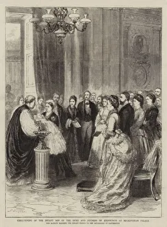 Christening of the Infant Son of the Duke and Duchess of Edinburgh at Buckingham Palace (engraving) Christening of the Infant Son of the Duke and Duchess of Edinburgh at Buckingham Palace (engraving)