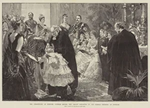 The Christening of Princess Victoria Louisa, the Infant Daughter of the German Emperor, at Potsdam (engraving) The Christening of Princess Victoria Louisa, the Infant Daughter of the German Emperor, at Potsdam (engraving)