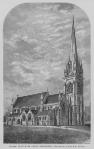 Church of St Mary Abbots, Kensington (engraving) Church of St Mary Abbots, Kensington (engraving)