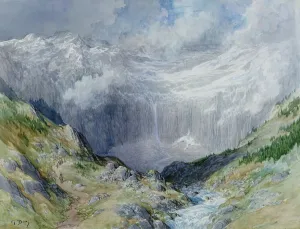 The Cirque at Gavarnie, 1882 (w/c on paper) The Cirque at Gavarnie, 1882 (w/c on paper)