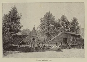 Cite lacustre, Exposition de 1889 (engraving) Cite lacustre, Exposition de 1889 (engraving)