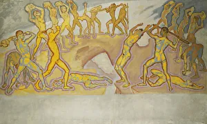 Clash of the Titans; Kampf der Titanen, c.1913-1915 (oil on canvas) Clash of the Titans; Kampf der Titanen, c.1913-1915 (oil on canvas)