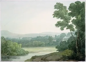 Near Washfield, Devon Print by John White Abbott