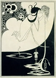 The Climax, illustration from Salome by Oscar Wilde, 1893 (line block print) The Climax, illustration from Salome by Oscar Wilde, 1893 (line block print)