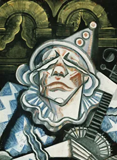 The Clown; Der Clown, (gouache on paper) The Clown; Der Clown, (gouache on paper)