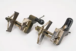 Coach maker's adjustable compass ploughs, mid 19th century (wood Coach maker's adjustable compass ploughs, mid 19th century (wood
