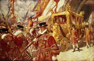 Royal State Coach Prints: Progress in State: The Royal State Coach