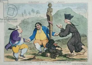 The Coalition-Dance, published by William Humphrey in 1783 (hand-coloured etching) The Coalition-Dance, published by William Humphrey in 1783 (hand-coloured etching)