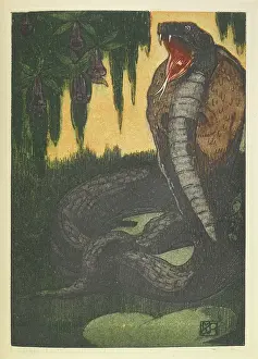 Reptile Artwork Prints: A cobra