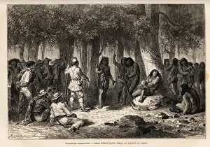 Commercial proposals between the Siriniris Indians and the members of the expedition Commercial proposals between the Siriniris Indians and the members of the expedition