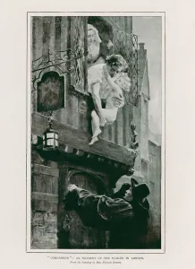 'Compassion, ' An Incident of the Plague in London (litho) 'Compassion, ' An Incident of the Plague in London (litho)