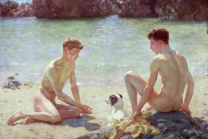 Comrades, 1924 (oil on canvas) Comrades, 1924 (oil on canvas)