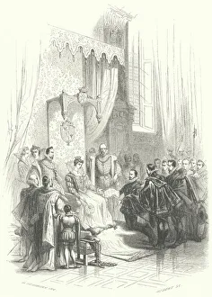 The confederacy of Dutch nobles presenting a petition of their grievances to Margaret of Parma The confederacy of Dutch nobles presenting a petition of their grievances to Margaret of Parma