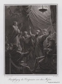 Consultation of the High Priest about the Messiah (engraving) Consultation of the High Priest about the Messiah (engraving)