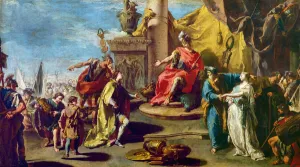 The Continence of Scipio (237-183 BC) (oil on canvas) The Continence of Scipio (237-183 BC) (oil on canvas)