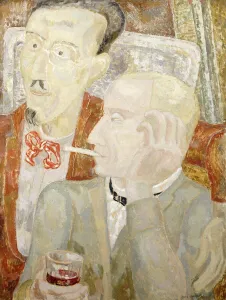 Conversation at Cagnes, c. 1931 (oil on gessoboard) Conversation at Cagnes, c. 1931 (oil on gessoboard)