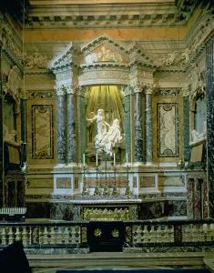 The Cornaro Chapel, view of the altar with The Ecstasy of St. Teresa (photo) The Cornaro Chapel, view of the altar with The Ecstasy of St. Teresa (photo)
