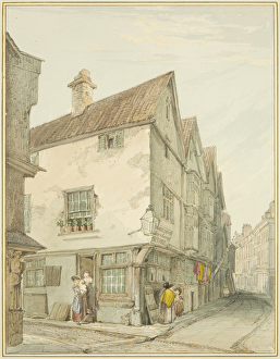 The Corner of Castle Green, 1826 (w/c over pencil on paper) The Corner of Castle Green, 1826 (w/c over pencil on paper)