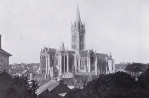 Cornwall: Truro Cathedral from North-East (b/w photo) Cornwall: Truro Cathedral from North-East (b/w photo)