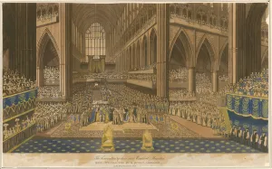 Coronation of King William IV and Queen Adelaide on 8 September 1831 (coloured engraving) Coronation of King William IV and Queen Adelaide on 8 September 1831 (coloured engraving)