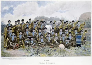 Cossack music band in Russia in the 19th century Cossack music band in Russia in the 19th century