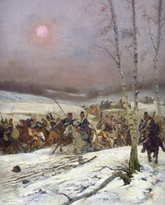 Cossacks Attacking a squadron of the Guards of Honour Cossacks Attacking a squadron of the Guards of Honour