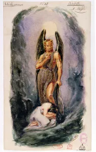 Costume design for The Devil in Love, a ballet after the original work by Costume design for The Devil in Love, a ballet after the original work by