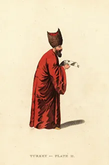 Costume of a First Dragoman or interpreter in Pera, Constantiople Costume of a First Dragoman or interpreter in Pera, Constantiople