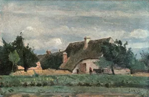 Country Scene, Woman with a Cow (oil on canvas) Country Scene, Woman with a Cow (oil on canvas)