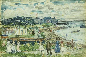 The Cove, (watercolour, pastel and pencil on paper) The Cove, (watercolour, pastel and pencil on paper)