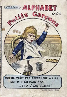 Cover of the alphabet of little boys 'Who does not want to learn to read is put to Cover of the alphabet of little boys 'Who does not want to learn to read is put to