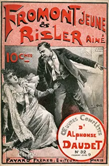 Cover of Alphonse Daudet's novel 'Fromont jeune & Risler aine', publication in fascicles Cover of Alphonse Daudet's novel 'Fromont jeune & Risler aine', publication in fascicles