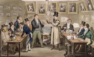 Cribb's Parlour: Tom introducing Jerry and Logic to the Champion of England Cribb's Parlour: Tom introducing Jerry and Logic to the Champion of England