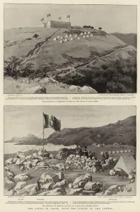 The Crisis in Crete, with the Forces of the Powers (litho) The Crisis in Crete, with the Forces of the Powers (litho)