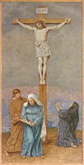 The Crucifixion, illustration from Festkalender published in Leipzig c The Crucifixion, illustration from Festkalender published in Leipzig c
