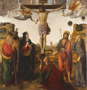 The Crucifixion with the Madonna, Saints John the Baptist, Mary Magdalen The Crucifixion with the Madonna, Saints John the Baptist, Mary Magdalen