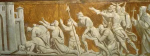 The Crusaders in front of the walls of Jerusalem (fresco) The Crusaders in front of the walls of Jerusalem (fresco)